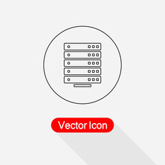 Server Icon Vector Illustration Eps10