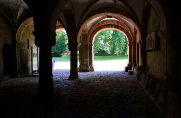 Ruinen der Kaiserpfalz in Gelnhausen. Hessen,Deutschland, Europa