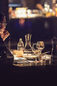 dinner in the restaurant