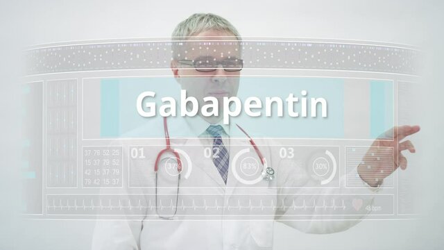 Doctor scrolls to GLIPIZIDE generic drug name on a touchscreen display