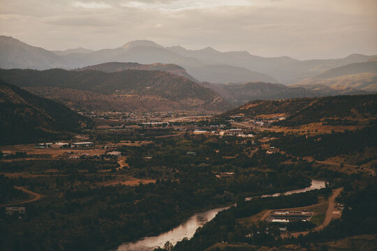 Wide landscape view of Durango