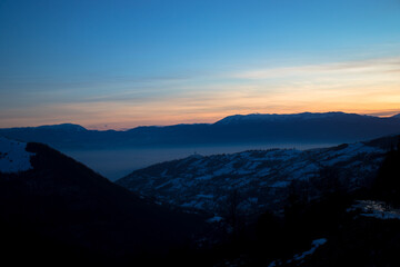 Mountains in Winter
