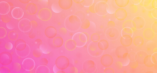 Abstract bokeh lights with soft light background illustration. Elegant blurred bokeh lights texture backdrop. Pink cream glitter lights background. defocused