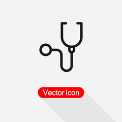 Stethoscope Icon Vector Illustration Eps10