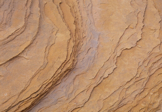 closeup macro sandstone rock formations strata layers in Arizona desert southwest