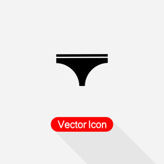 Underwear Icon Vector Illustration Eps10