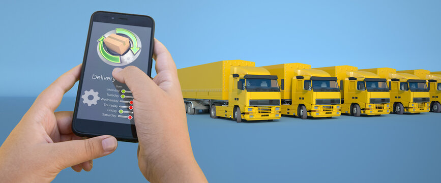 Truck routing and tracking app