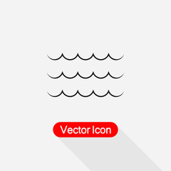 Wave Icon Vector Illustration Eps10