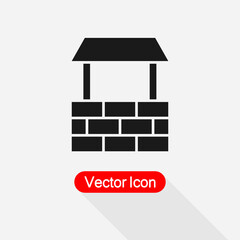 Well Icon sump icon Vector Illustration Eps10