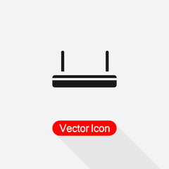 Wi-Fi Router Icon Vector Illustration Eps10