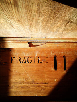 Fragile Wooden Crate