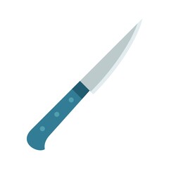 Knife for slicing fruits and vegetables vector on white background.