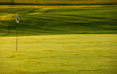 Empty golf course