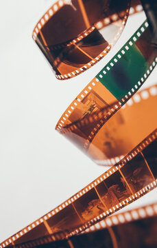 Old, used camera film