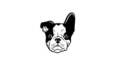 Dog Head Logo Design