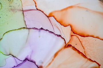 Alcohol Ink Background. Oil Art Painting. 