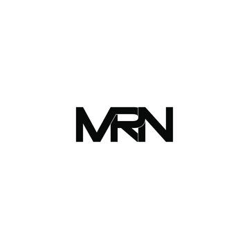 mrn letter original monogram logo design
