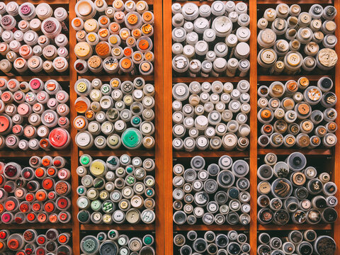 Display of buttons