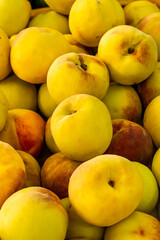 Natural,ripe peaches background,close up taken