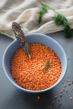 Red lentil soup with cumin seeds
