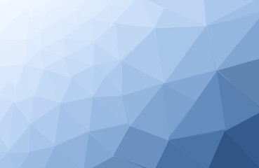 Blue White Polygonal Mosaic Background, Creative Business Design Templates.