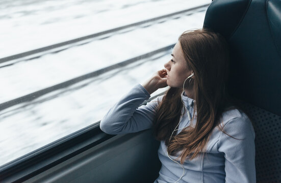 Woman traveling