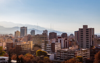 Wonderful buildings of Mendoza city.