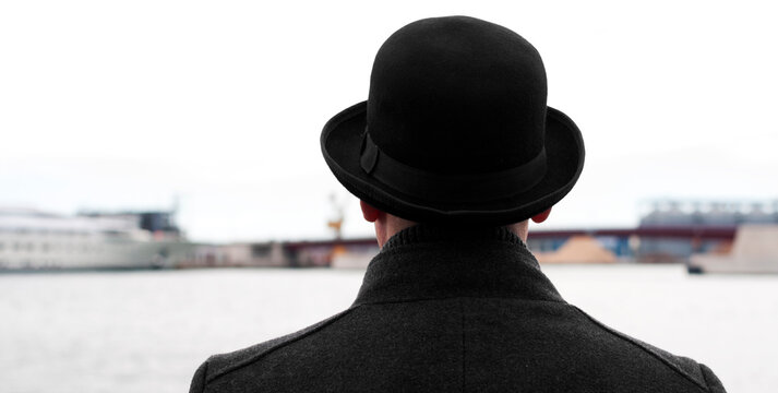 man with a bowler hat