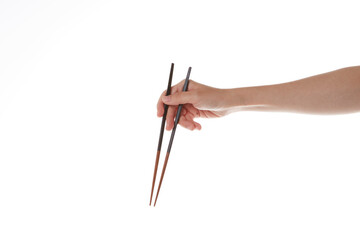use wooden chopsticks.