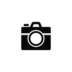 Camera icon vector on white background, simple sign and symbol.