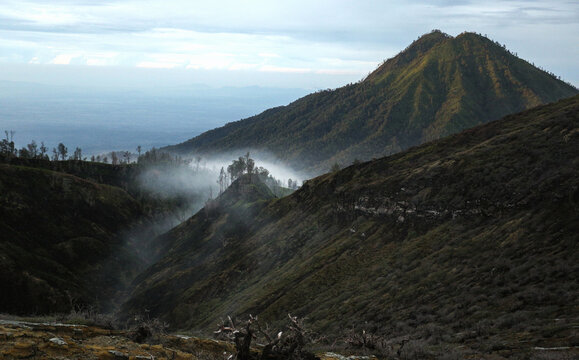 Crater of Mount Bromo