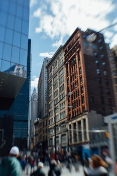 Street scene in Manhattan, New York City