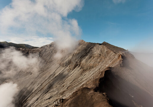 Rim of Bromo Volcano