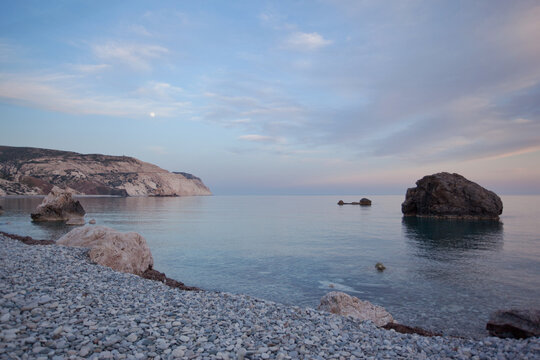 Petra tou Romiou Beach