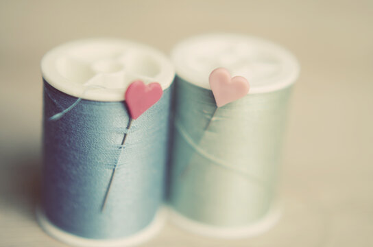 Spools of thread