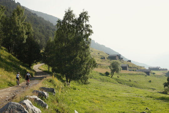 Mountain bike in the Pyrenees