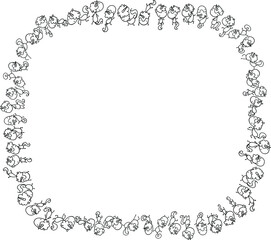 vector cartoon unicorn background design