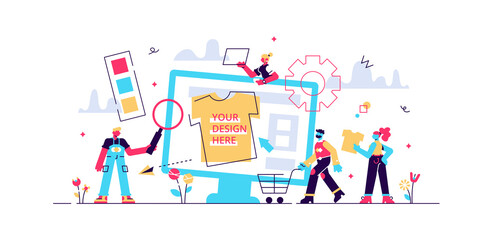 T-shirt print on demand services.