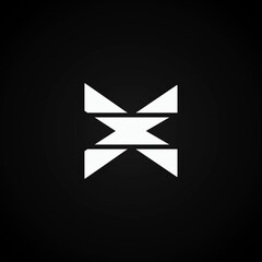 Letter X logo design concept