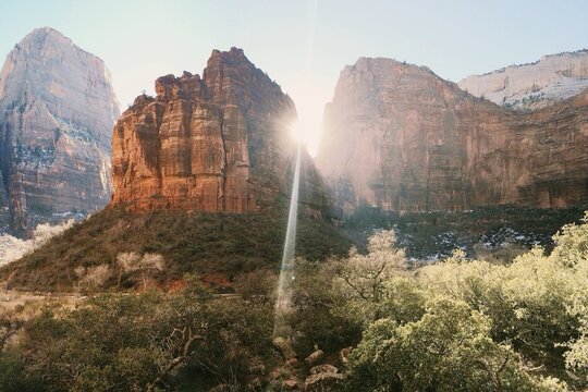 Sunset at Zion National Park - Powered by Adobe