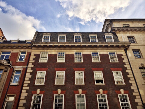 Brick townhouse in London