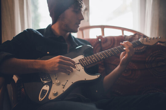 Man playing guitar