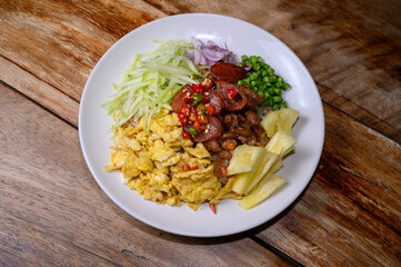 Rice Seasoned with Shrimp Paste Khao Kluk Kapi