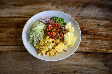 Rice Seasoned with Shrimp Paste Khao Kluk Kapi
