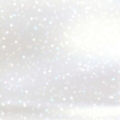 Brilliant bokeh on white polished background 3d. Winter holidays decorative studio illustration. Gloss shiny wall. Smooth floor.