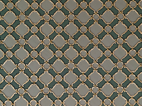 Byzantine Tiles detail in Istanbul Turkey