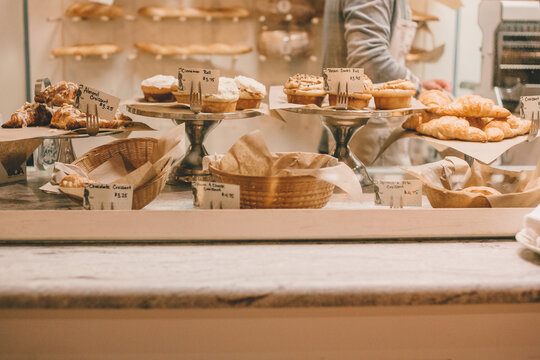 Bakery Display of Pastries