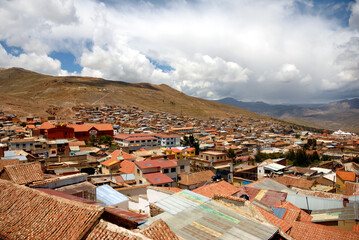 VistView of Cerro de Potosí and its silver mine