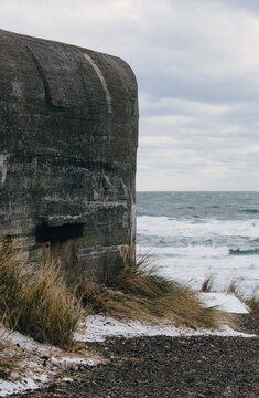 WWII bunker at the ocean