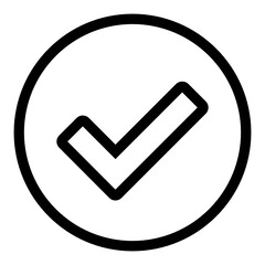 check mark icon button